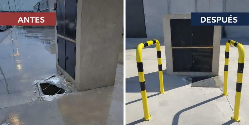 Instalación de protecciones y anclajes en almacén — MODEX360